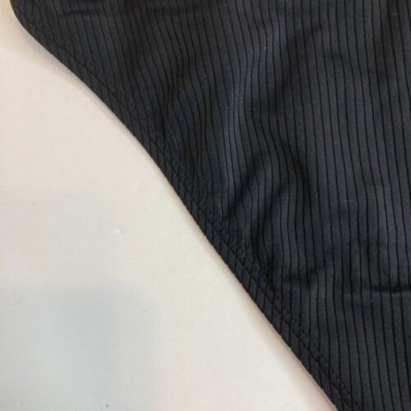 Xhilaration Womens Bikini Bottom Black Ribbed Swim Bathing Cheeky Front "V" - Picture 5 of 5